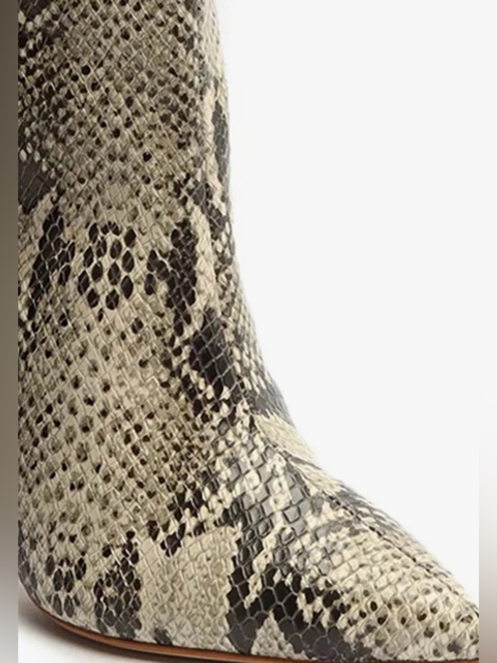SCHUTZ Maryana Boot in Natural Snake, sz 10 - Picture 5 of 11
